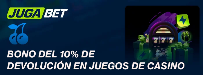 Hasta un 10% de devolución en el casino