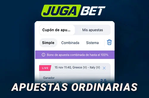 Apuestas ordinarias