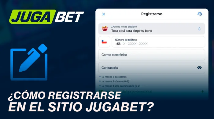Cómo registrarse en el sitio JugaBet