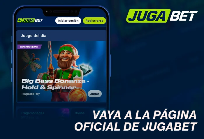 vaya a la página oficial de JugaBet