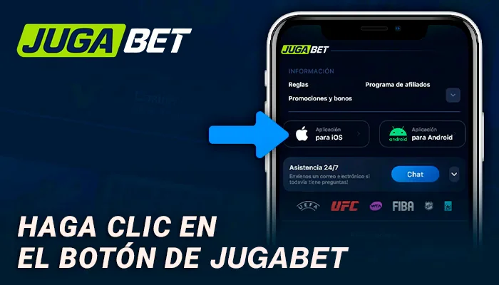Haga clic en el botón de JugaBe